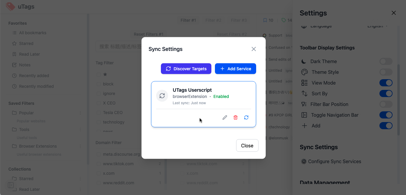 Add Tag Screenshot