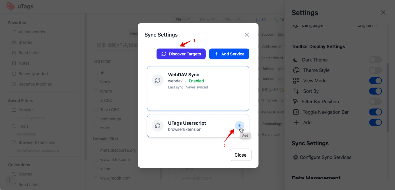 Add Tag Screenshot