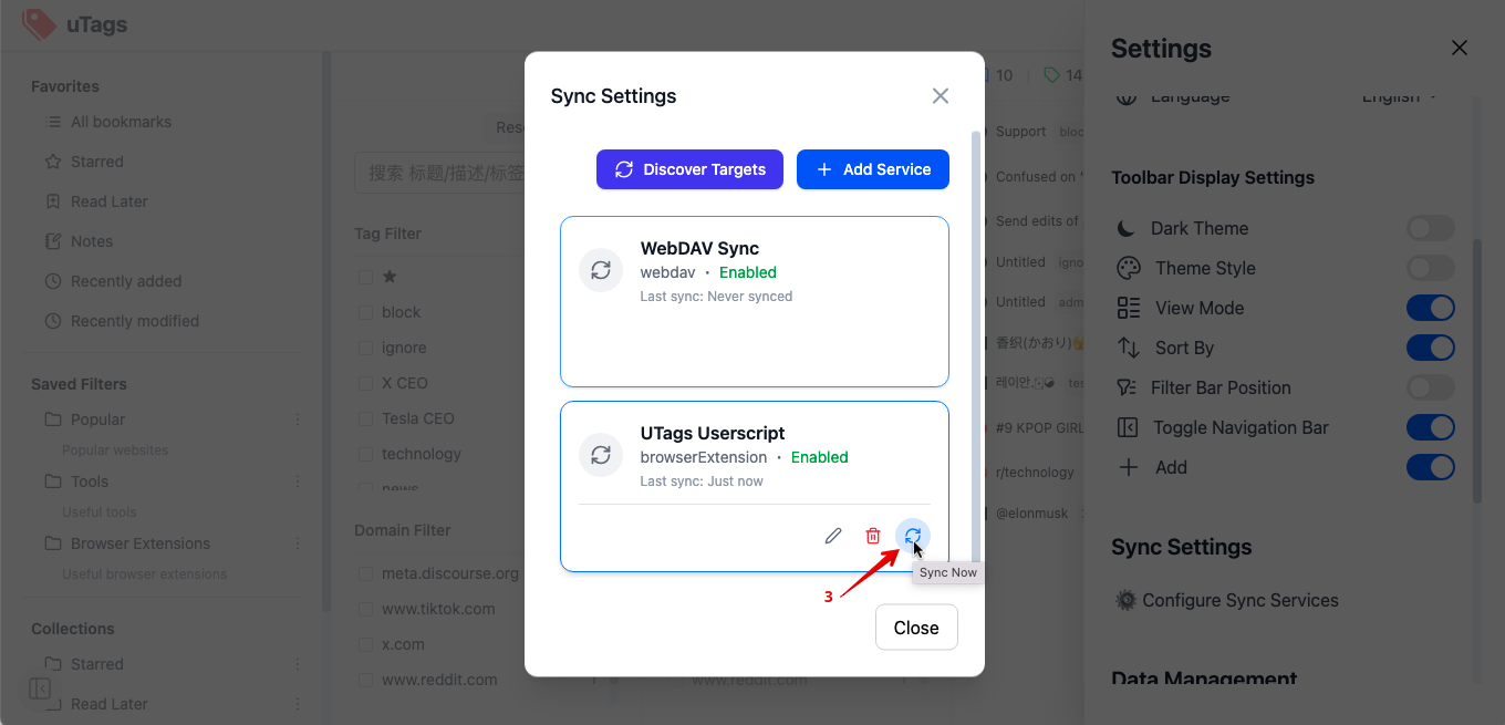 Add Tag Screenshot